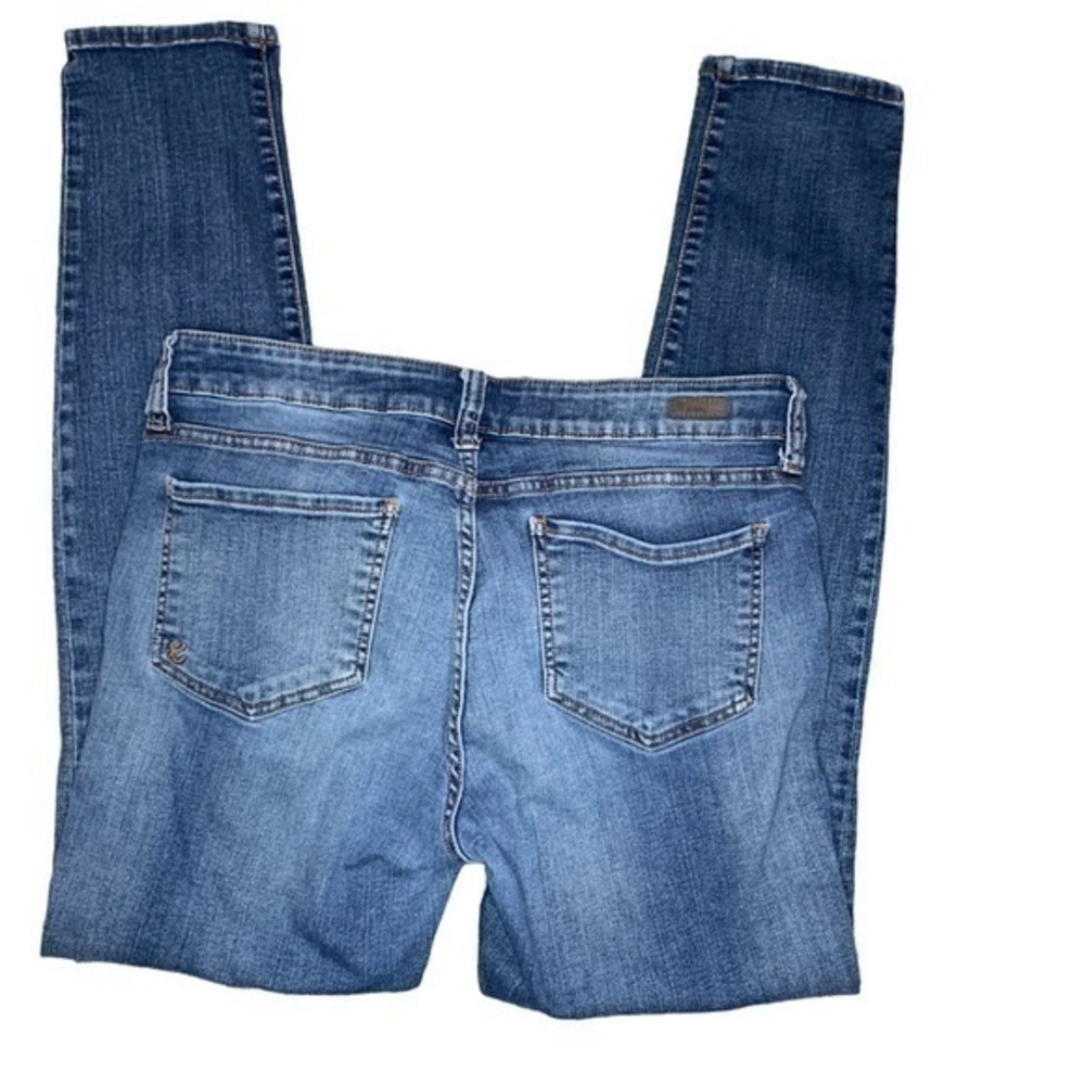 Kut From The Cloth Blue Toothpick Skinny Jean Size 12 - Picture 3 of 5